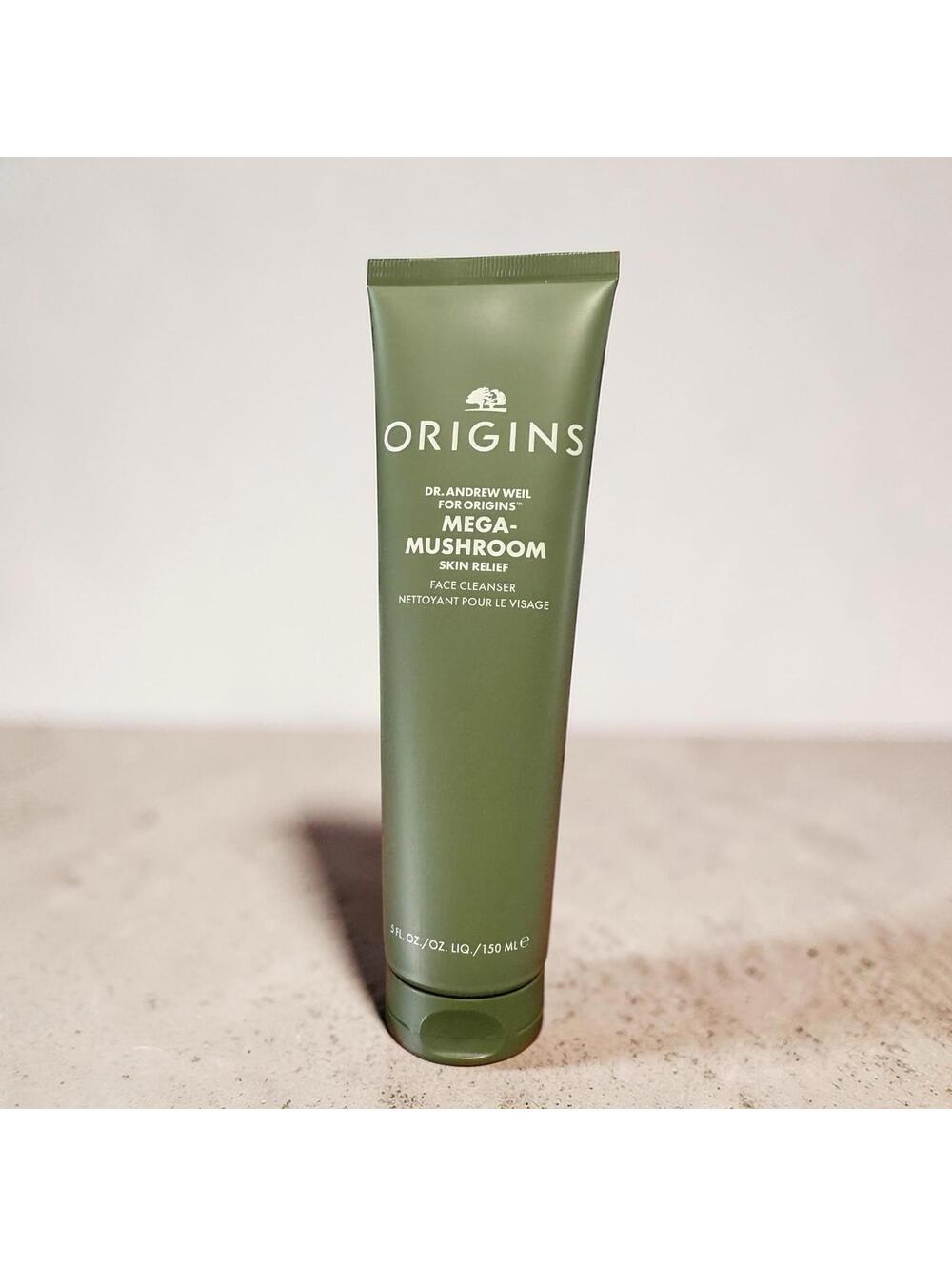 New! Origins Dr. Andrew Mega-Mushroom Skin Relief  Face Cleanser  150ml / 5 oz